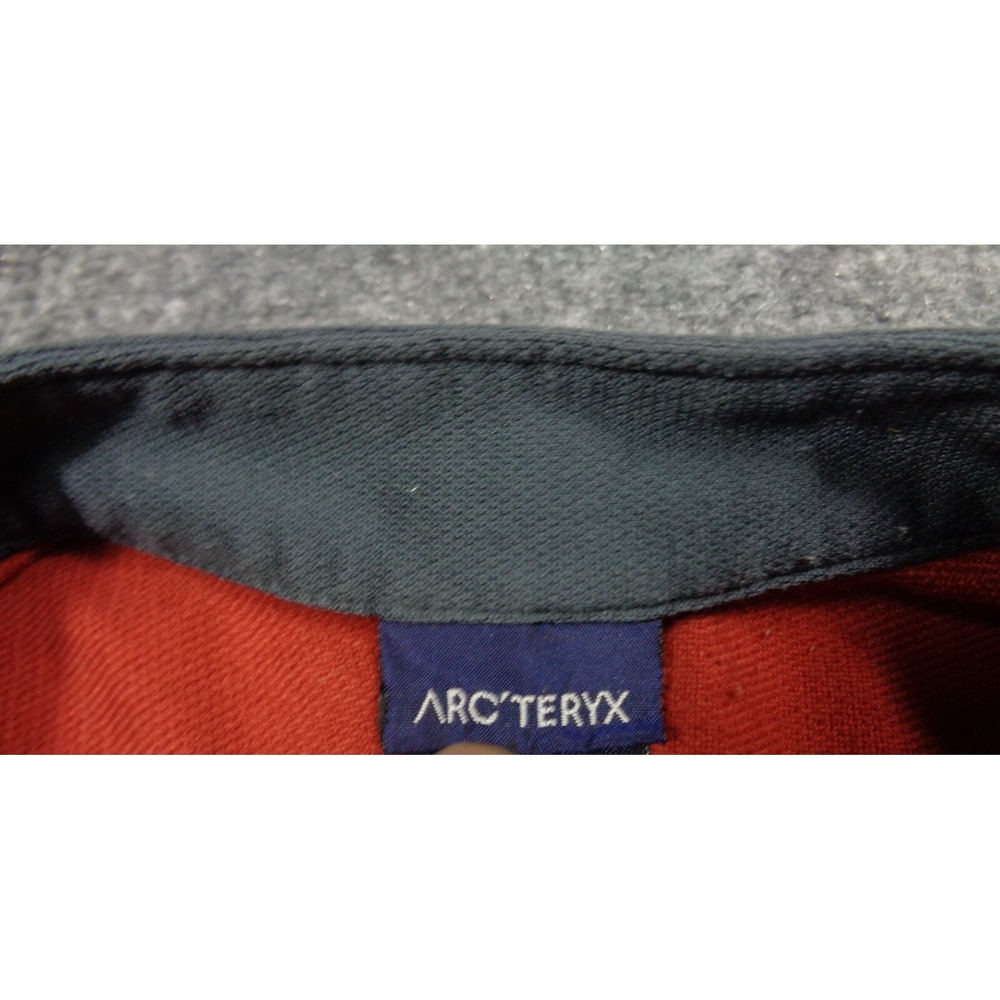 Arc'teryx Shirt Men M Gray Athletic Short Sleeve 1/2 Pullover 2-Tone Performance - Picture 3 of 11